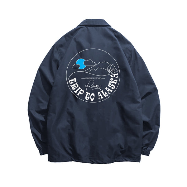 Russ Jacket Coach Alaska Navy