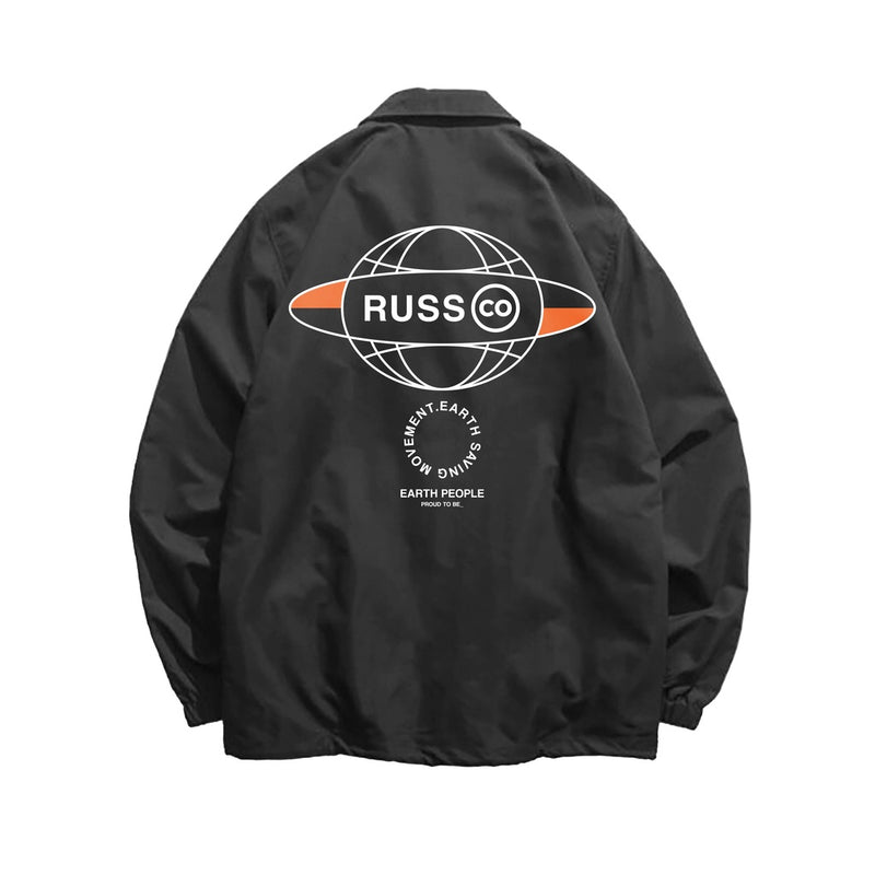 Russ Jacket Coach Earthpeople  Black