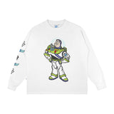 Russ x Toystory Tshirt  Long Sleeve Oversize Buzz T03 White