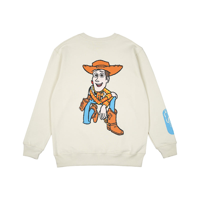 Russ X Toystory Sweater Crewneck Woody Cn01 Broken White