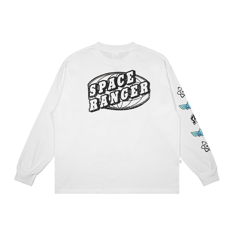 Russ x Toystory Tshirt  Long Sleeve Oversize Buzz T03 White