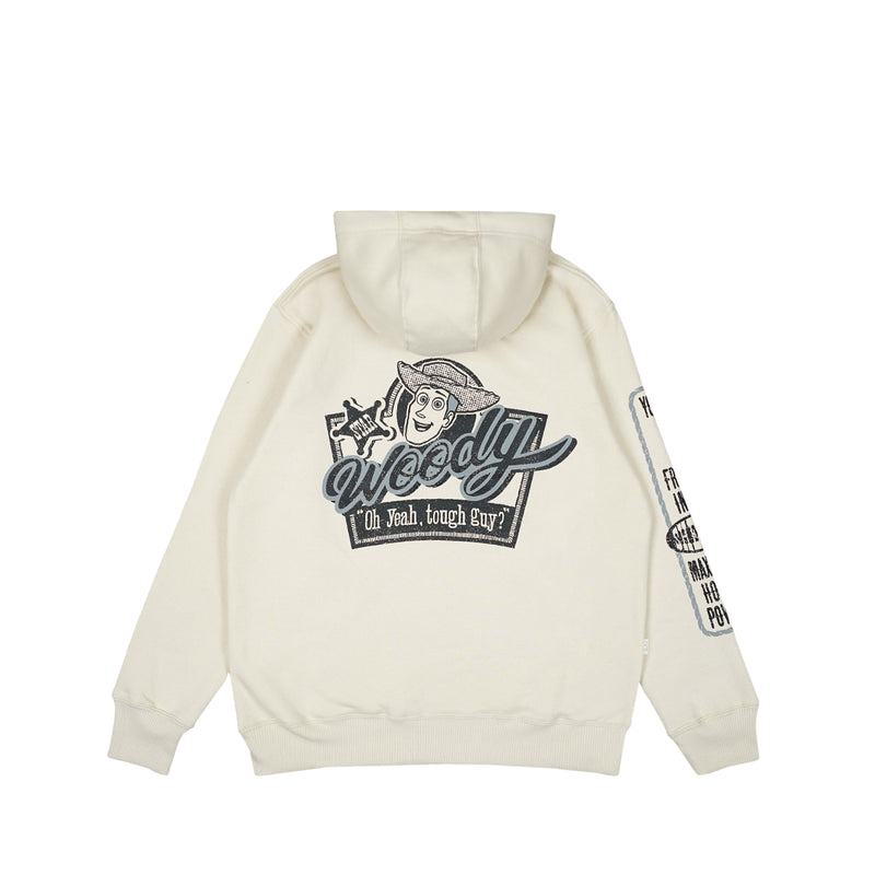 Russ x Toystory Sweater Hoodie Woody Hood 02 Broken White