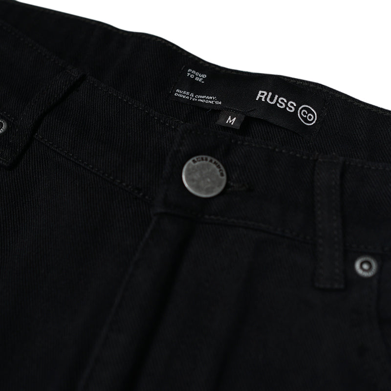 Russ Denim Jeans Pants Domica Black