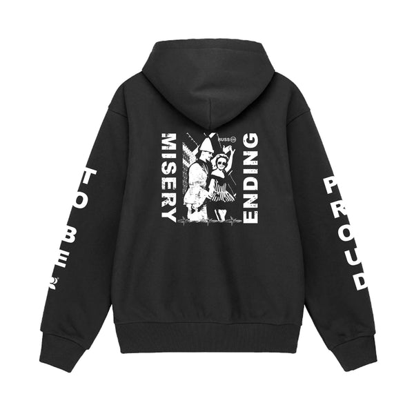 Russ Sweater Hoodie Miseryends Hitam