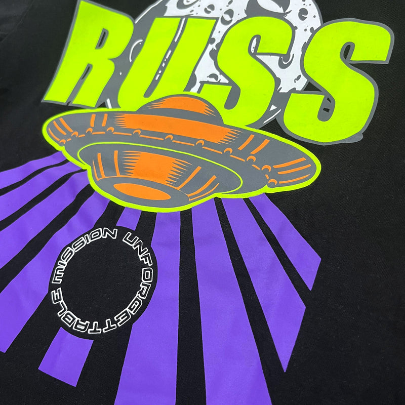 Russ Kids 티셔츠 Kaos Anak Mission Black