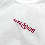 Russ Kids Tshirt Kaos Anak 블로우 화이트