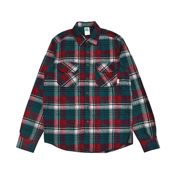 Russ Shirt Flannel Eve Green