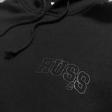 Russ Sweater Pendek Hoodie Buddies Hitam