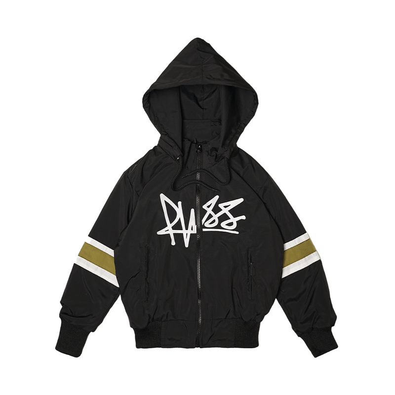 Russ Kids Jacket Parasut Anak Hoodz Black