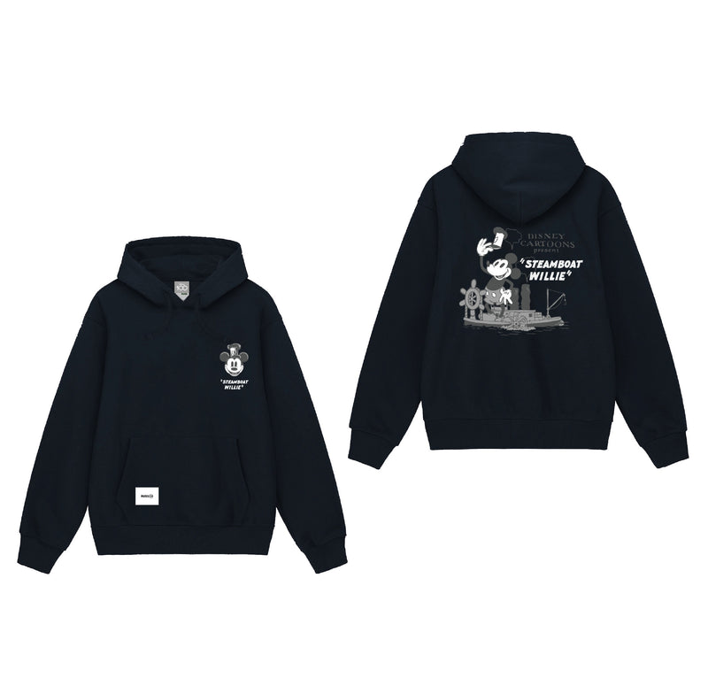 Russ x Disney Sweater Hoodie Mickeyhoodie02 Navy Blue