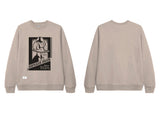 Russ x Disney Sweater Crewneck Donaldcn02 Light Brown