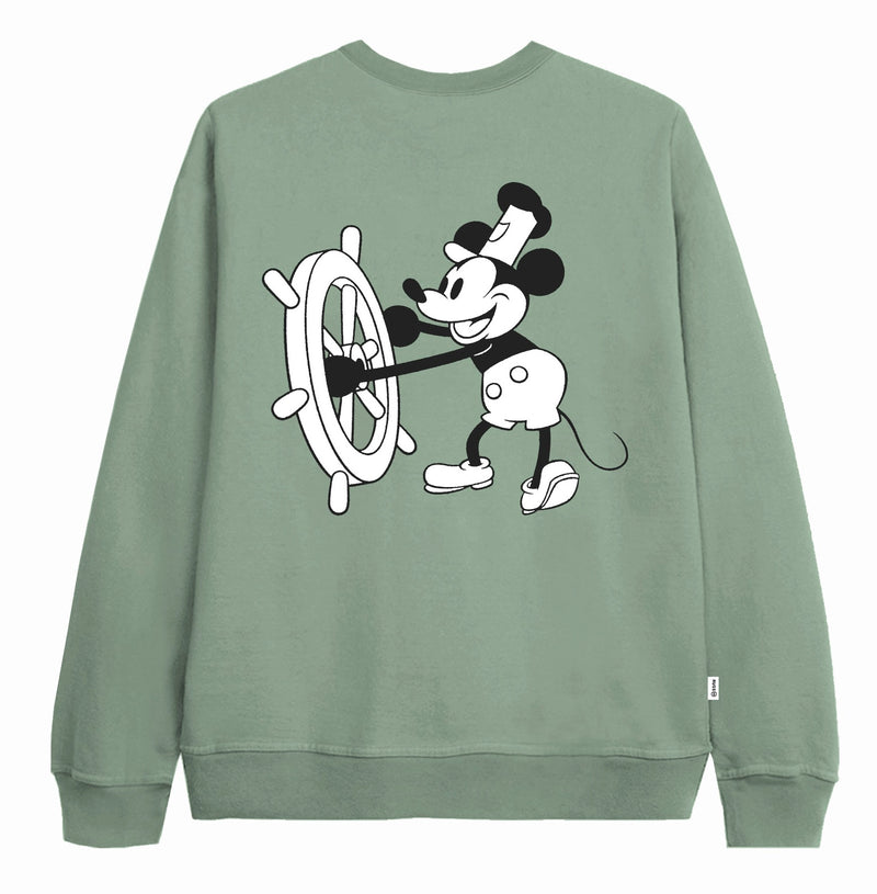 Russ x Disney Sweater Crewneck Mickeycn02 Sage