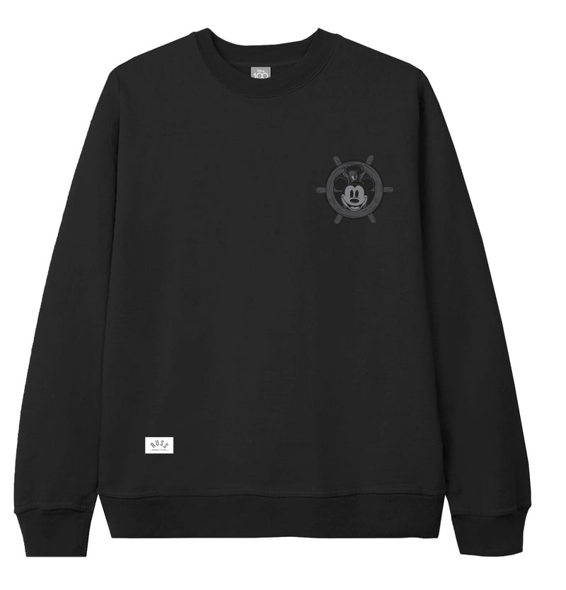 Russ x Disney Sweater Crewneck Mickeycn01 Black