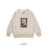 Russ Kids X Disney Sweater Crewneck Donaldcn02 Light Brown