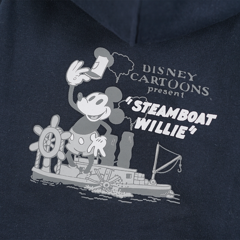 Russ Kids X Disney Sweater Hoodie Mickeyhoodie02 Navy Blue