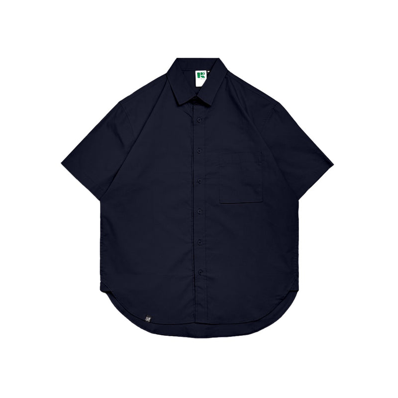 Russ Shirt Kemeja Lengan Pendek Porta Navy Blue