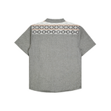 Russ Kids Shirt Kemeja Koko Anak Tangan Pendek Bashar Dark Grey