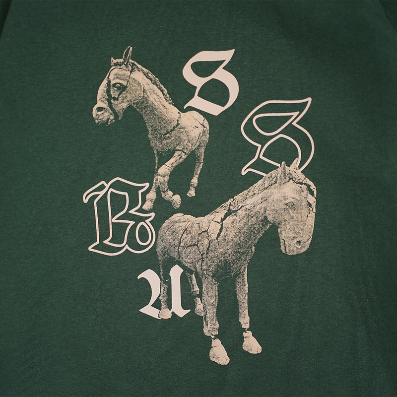 Russ Sweater Crewneck Wildhorse Green