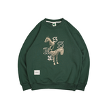 Russ Sweater Crewneck Wildhorse Green