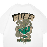 Russ Tshirt Kaos Pria Tangan Pendek Ragoon White