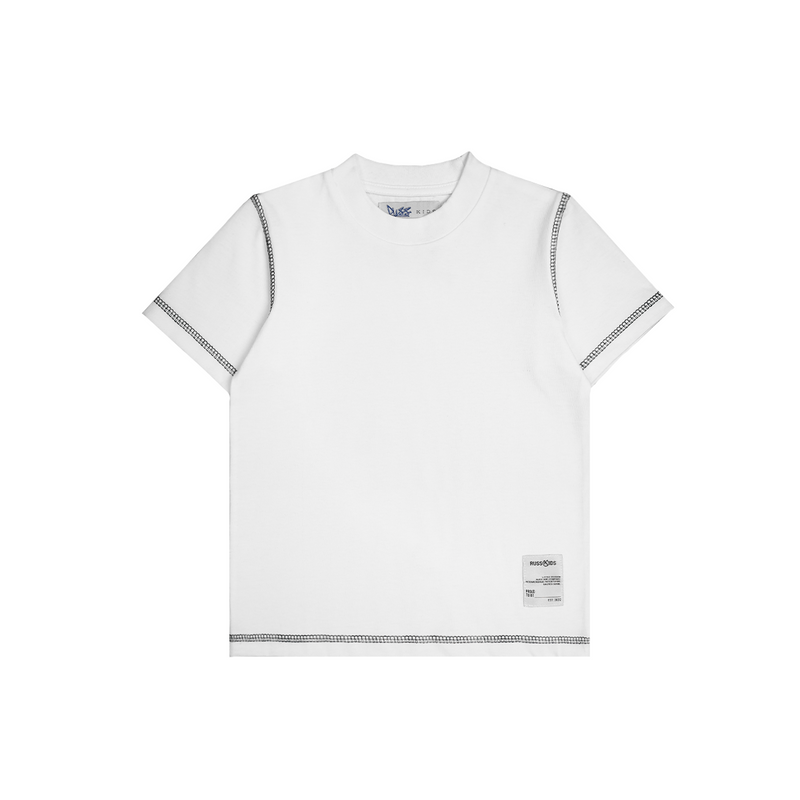 Russ Kids Tshirt Anak Tangan Pendek Oversized Hemy White