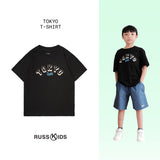 Russ Kids Tshirt Kaos Tangan Pendek Anak Tokyo Night Black