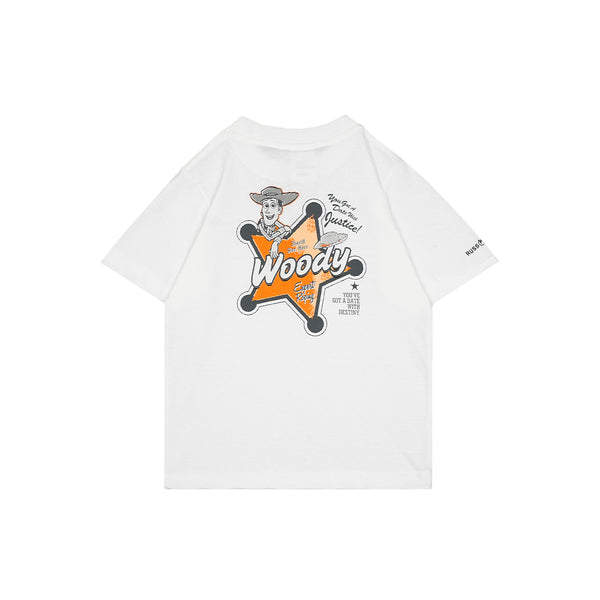 Russ Kids X Toystory Tshirt Anak Tangan Pendek Woody Kids 01 Broken White