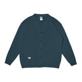 Russ Sweater Cardigan Knitting Rajut Tweed Blue