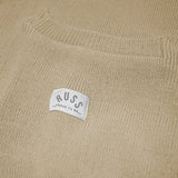 Russ Sweater Cardigan Knitting Rajut Tweed Cream