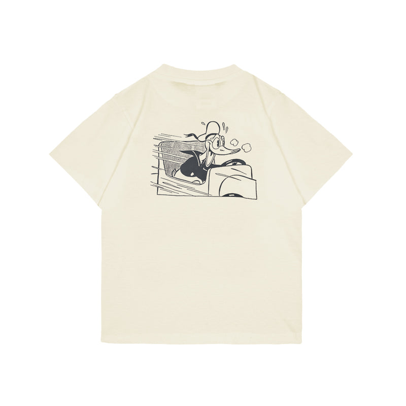 Russ Kids X Disney Tshirt Anak Tangan Pendek Donaldss01RK Broken White