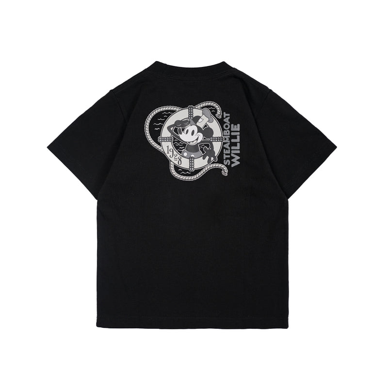 Russ Kids X Disney Tshirt Anak Tangan Pendek Mickeyss02RK Black