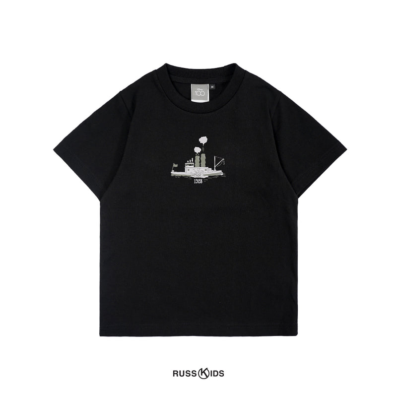 Russ Kids X Disney Tshirt Anak Tangan Pendek Mickeyss02RK Black