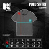 Russ Poloshirt Rugby Tshirt Short Sleeve Bobsky Black