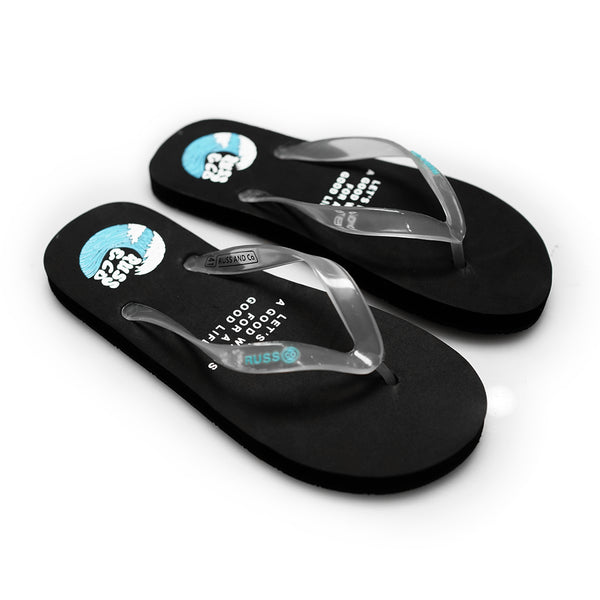 Russ Sandal Jepit Loveen Black