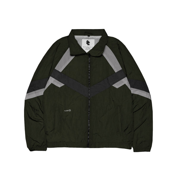 Russ Jacket Parasut Rammo Dark Green