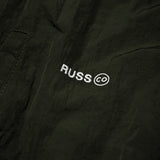 Russ Jacket Parasut Rammo Dark Green