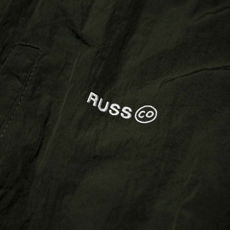 Russ Jacket Parasut Rammo Dark Green