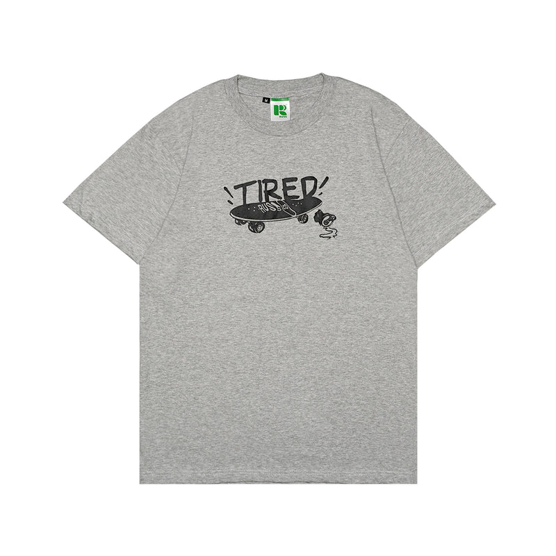 Russ  Kaos Pria Tshirt Tired Misty