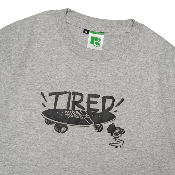 Russ  Kaos Pria Tshirt Tired Misty