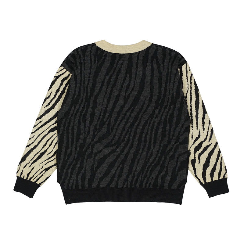 Russ Sweater Cardigan Rajut Knitting Prosper Black