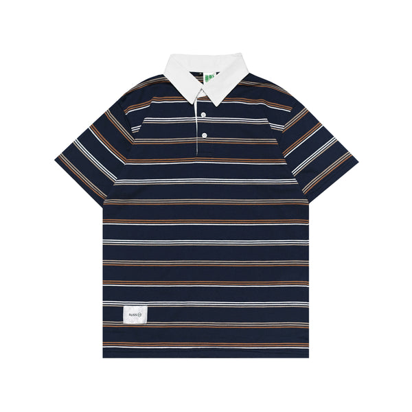 Russ Poloshirt Rugby Tshirt Short Sleeve Bobsky Navy