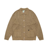 Russ Sweater Cardigan Acrylic Rajut Finest Cream