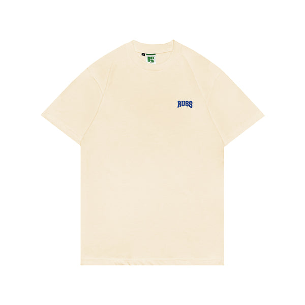 Russ  Kaos Pria Tshirt Swampthink Cream