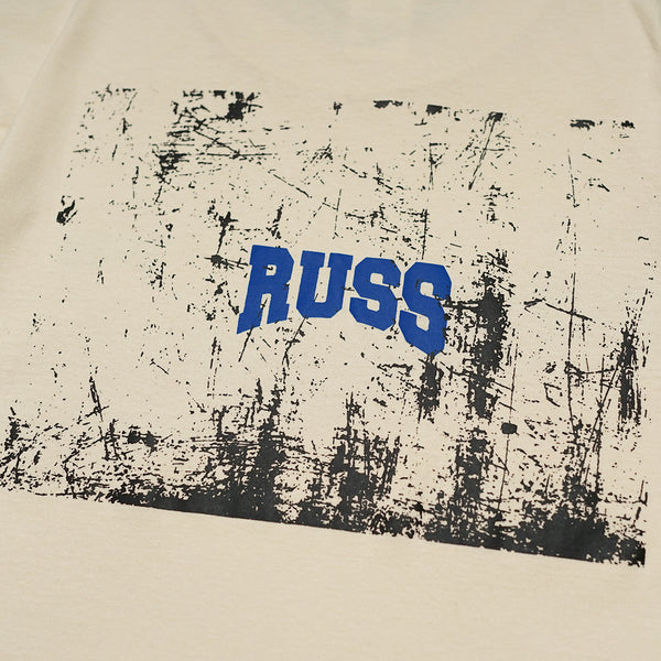 Russ  Kaos Pria Tshirt Swampthink Cream