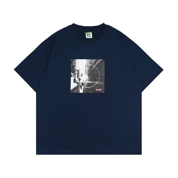 Russ Tshirt Ss Oversize Quites Navy