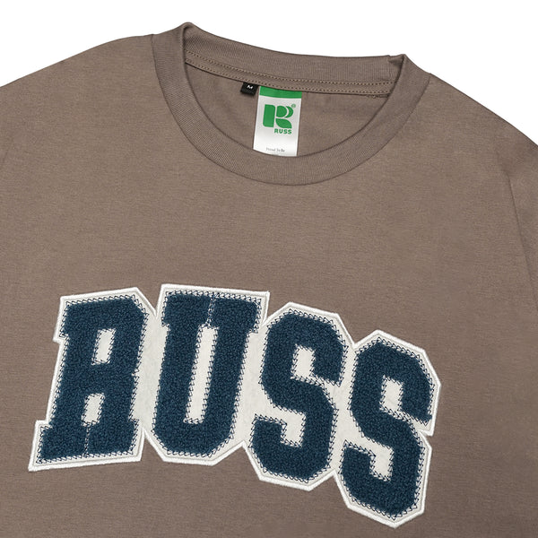 Russ Tshirt Ss Oversize Blunts Brown