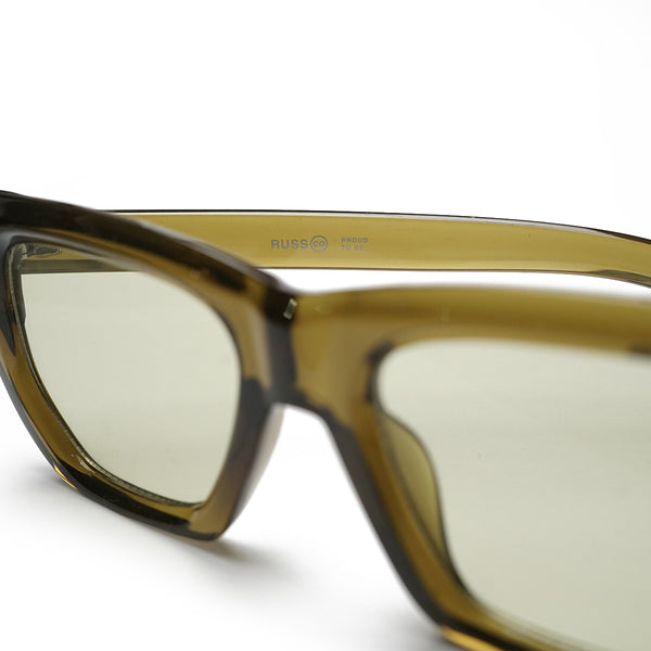 Russ Sunglasess Shield Dark Green