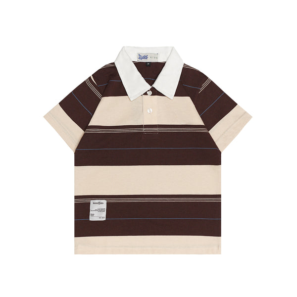 Russ Kids Kaos Poloshirt Rugby Anak Tangan Pendek Norms Brown