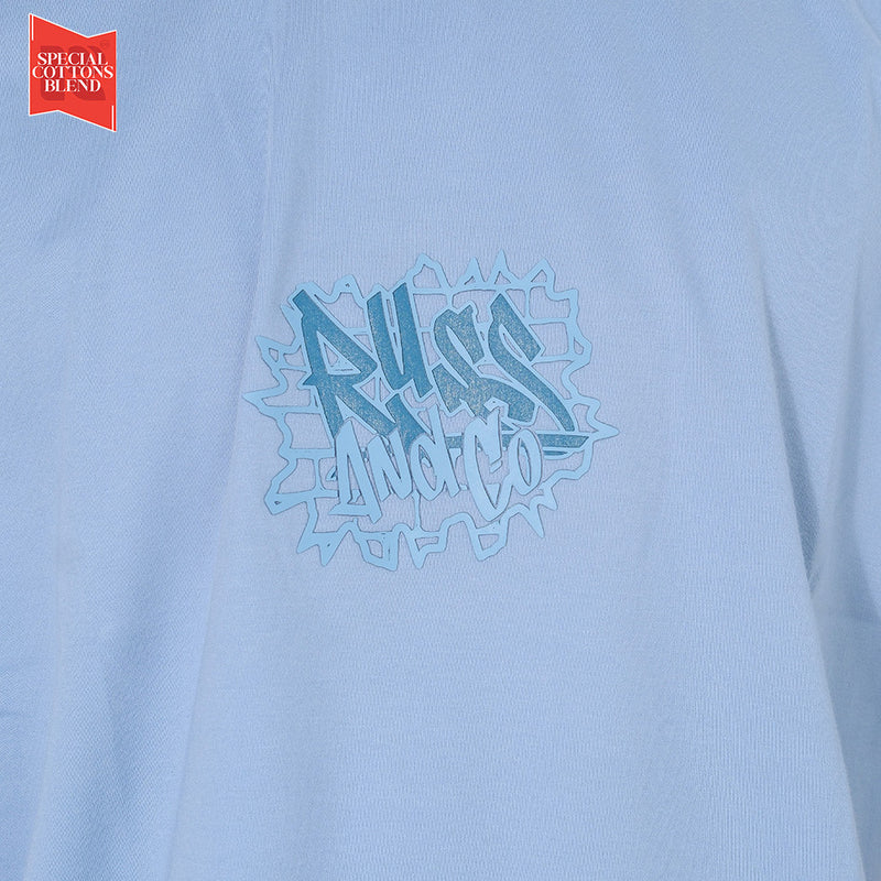 Russ Tshirt Special Cottons Blend Bricks Blue