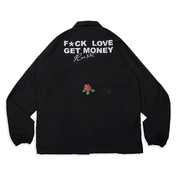 Russ Jacket Fuck Love Coach Black